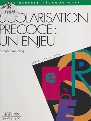 cover image of Scolarisation précoce